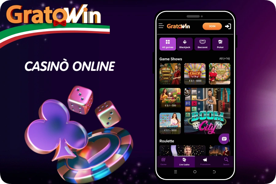 gratowin casino online