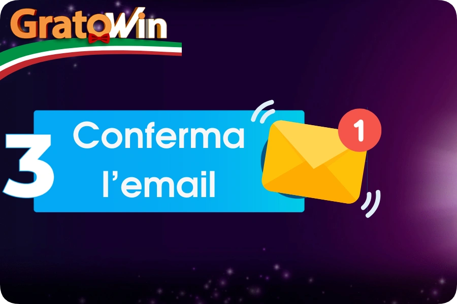 Conferma via e-mail in gratowin