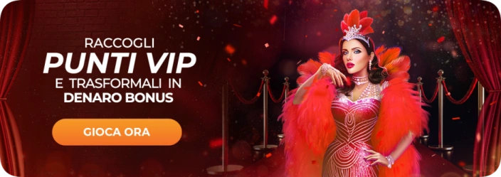 Programma VIP su Grato Win Casino con punti accumulati per ogni scommessa convertibili in denaro bonus, promozioni esclusive e gestione conto personalizzata